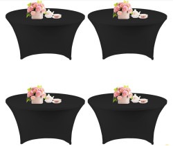 Table Cloth for 60” Round - Black 60 Round Table