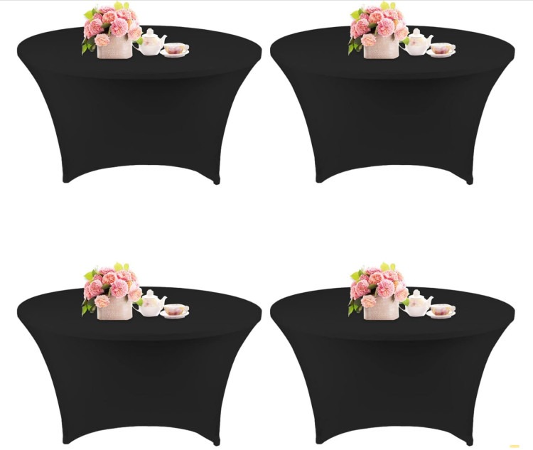 Table Cloth for 60” Round - Black 60 Round Table