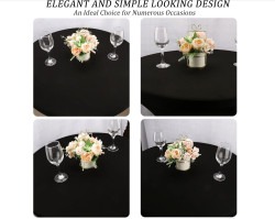 IMG 0099 1748551169 Table Cloth for 60” Round - Black 60" Round Table