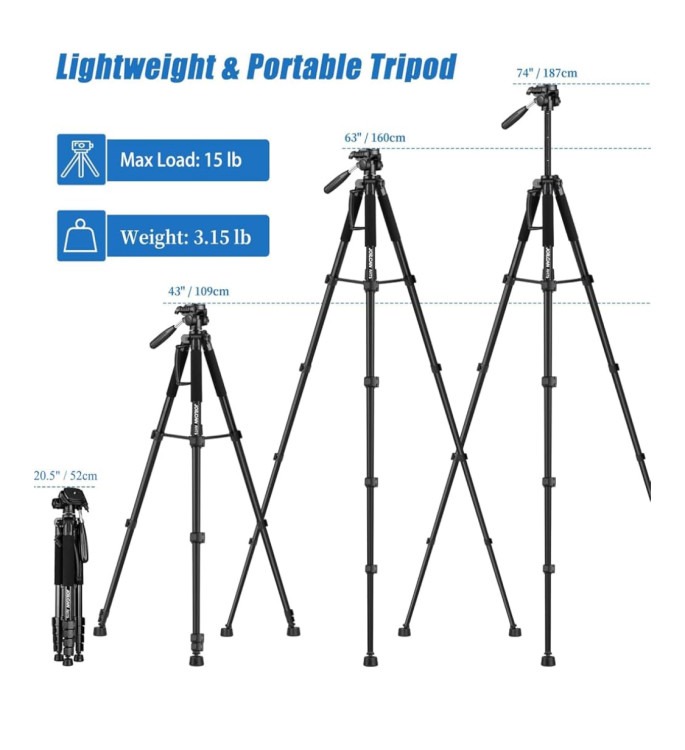 Camera Tripod (74 in)