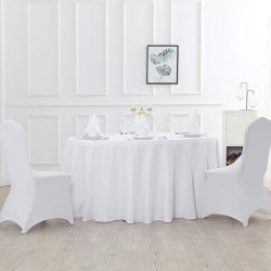 Table Cloths - Round White